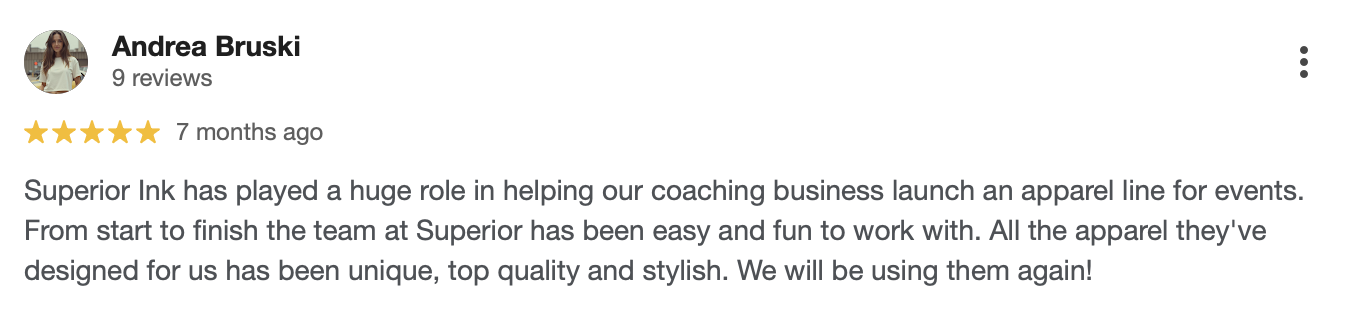 Google review